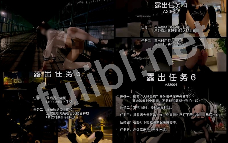 高质量TS@mikixka 主人的露出任务[17V/13.8G]